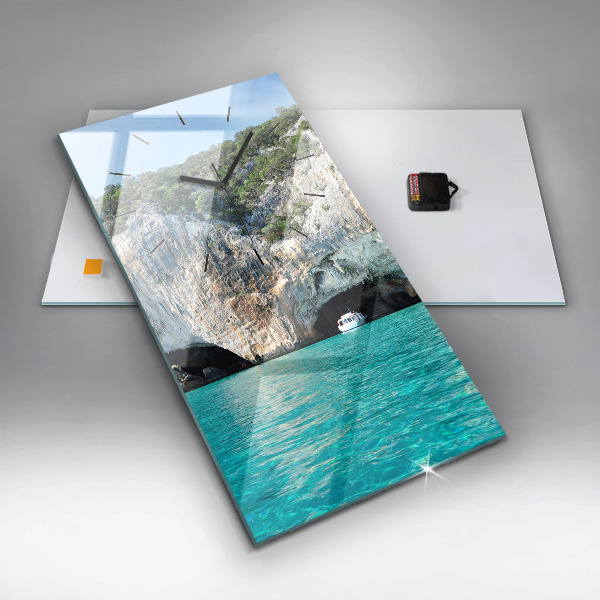 Zegar ścienny pionowy Podwodna Jaskinia