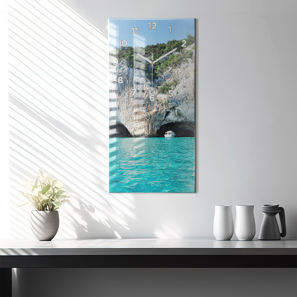 Zegar ścienny pionowy Podwodna Jaskinia