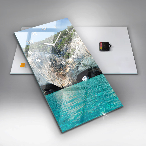 Zegar ścienny pionowy Podwodna Jaskinia