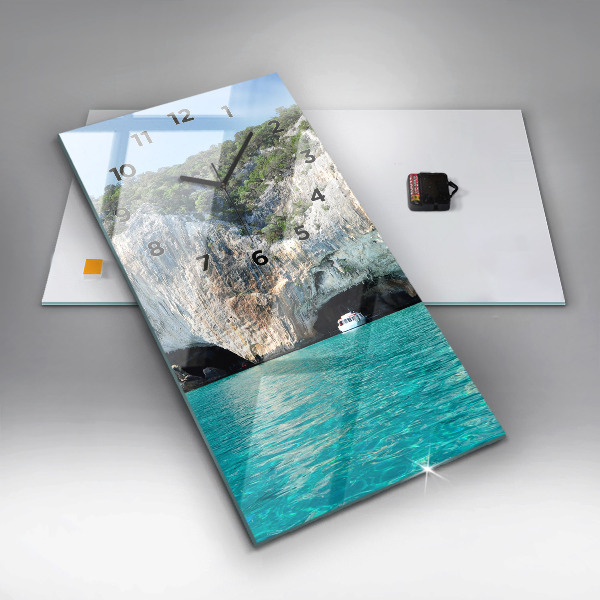 Zegar ścienny pionowy Podwodna Jaskinia