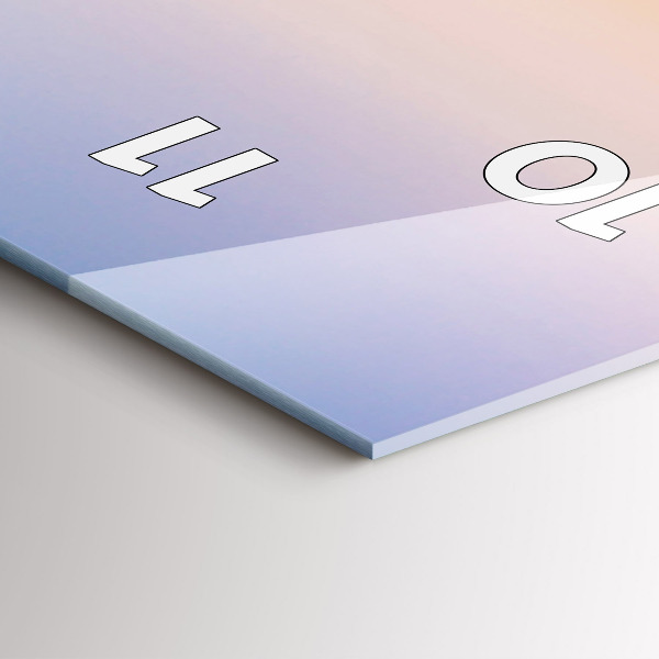 Zegar ścienny pionowy Krajobraz morza