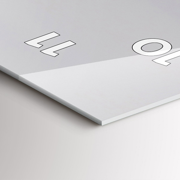 Zegar ścienny pionowy Widok na morze śródziemne