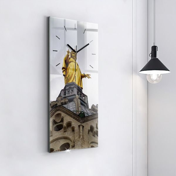 Zegar ścienny pionowy Posąg Matki Boskiej w Lyon