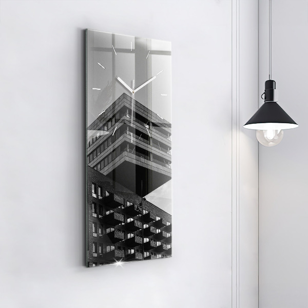 Zegar ścienny pionowy Architektura w Amsterdamie