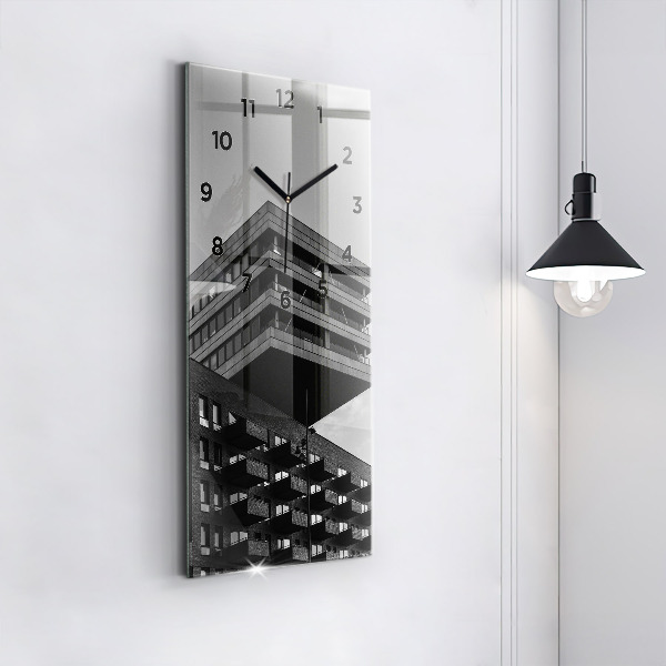 Zegar ścienny pionowy Architektura w Amsterdamie