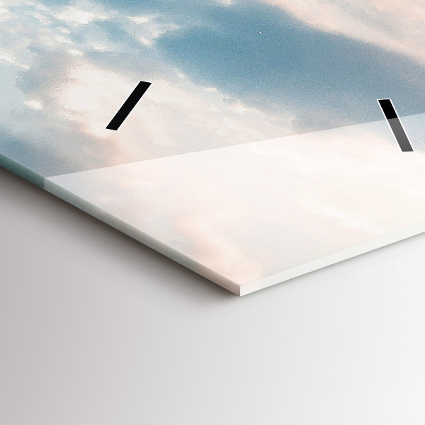 Zegar ścienny pionowy Wyspa w Chorwacji