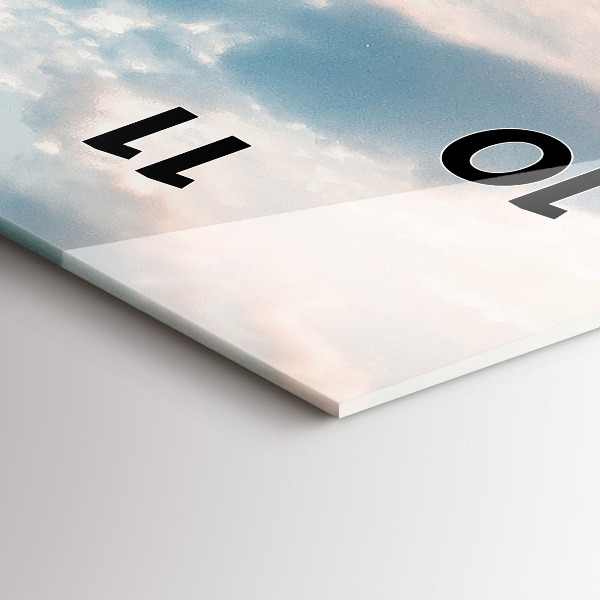 Zegar ścienny pionowy Wyspa w Chorwacji