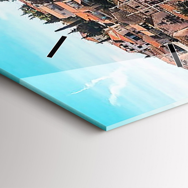 Zegar ścienny pionowy Łodzie w Chorwacji