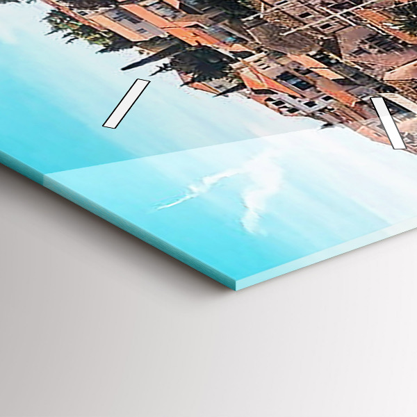 Zegar ścienny pionowy Łodzie w Chorwacji