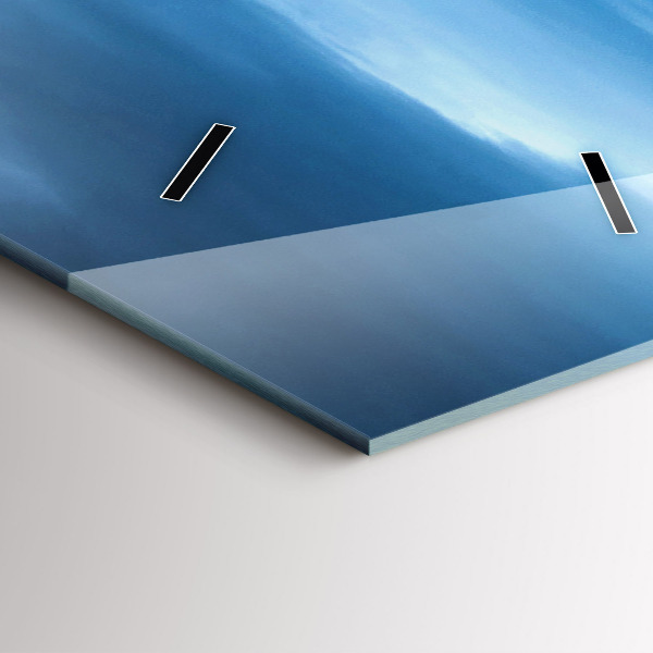 Zegar szklany pionowy Wodospad Gullfoss na Islandii