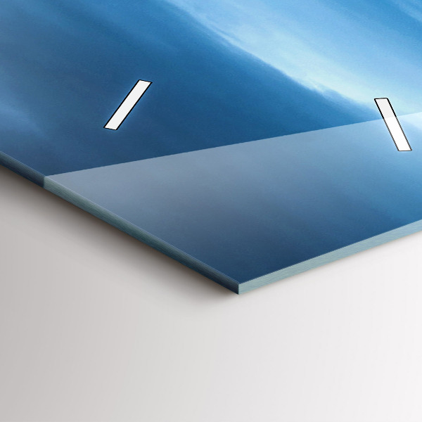 Zegar szklany pionowy Wodospad Gullfoss na Islandii