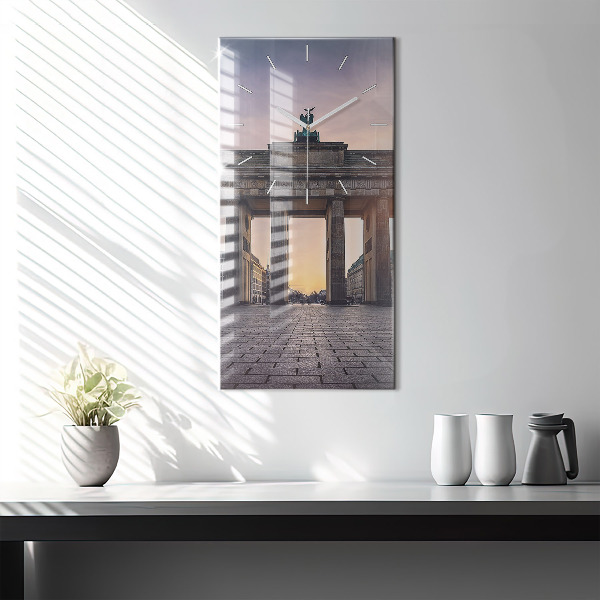 Zegar szklany pionowy Brama Brandenburska