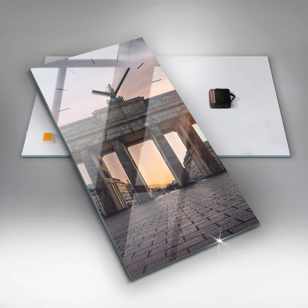 Zegar szklany pionowy Brama Brandenburska