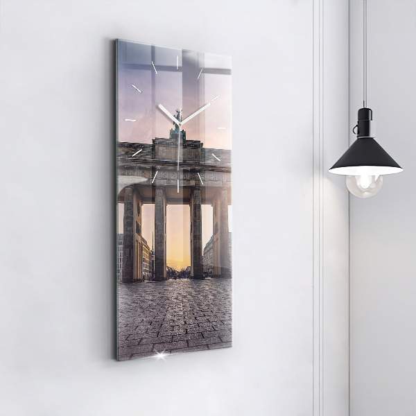 Zegar szklany pionowy Brama Brandenburska