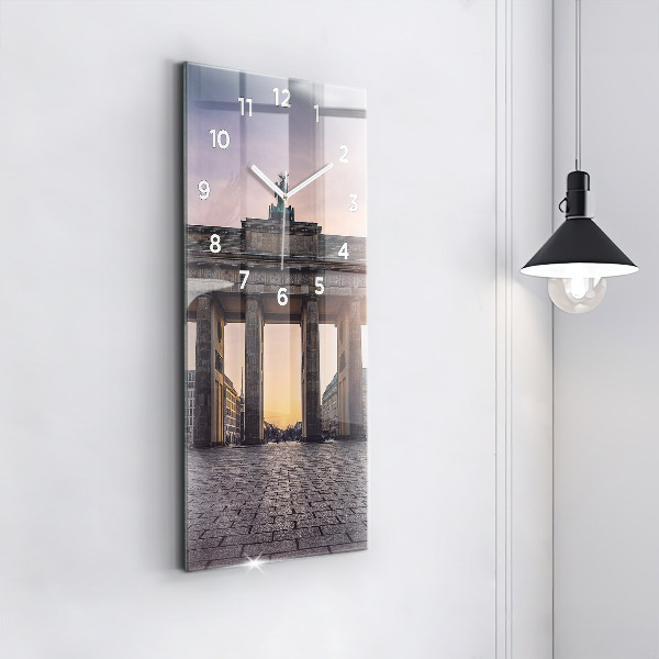 Zegar szklany pionowy Brama Brandenburska