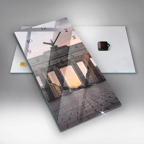 Zegar szklany pionowy Brama Brandenburska