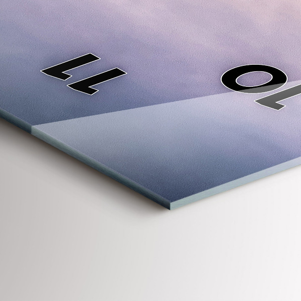 Zegar szklany pionowy Brama Brandenburska