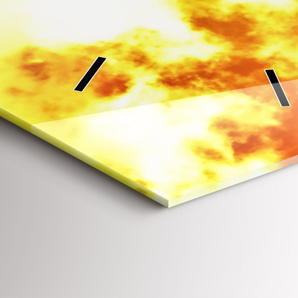 Zegar szklany pionowy Wieża Eiffla w Paryżu