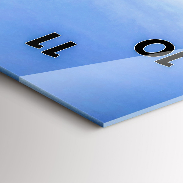 Zegar szklany pionowy Sokolica Wierch w Pieninach