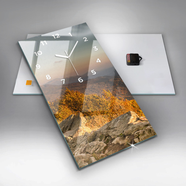 Zegar szklany pionowy Góry Bieszczady