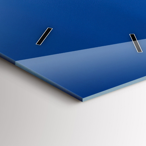 Zegar szklany pionowy Panorama miasta Pilzno