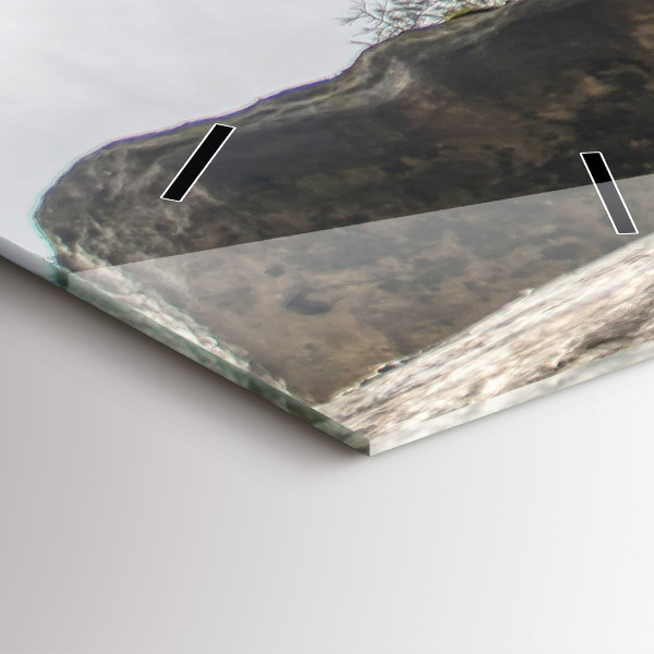 Zegar ścienny pionowy Skalne miasto w Czechach