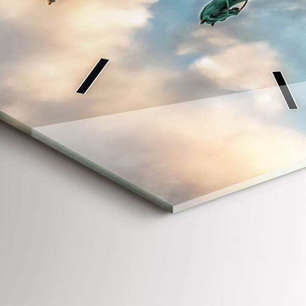 Zegar szklany pionowy Brama Brandenburska w Berlinie