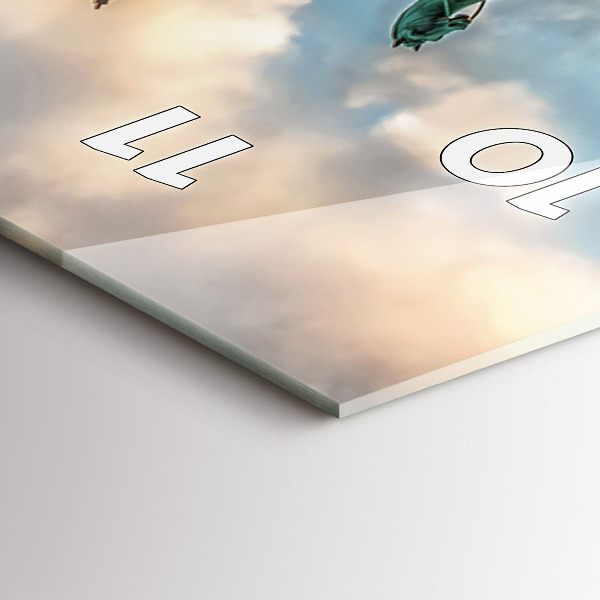 Zegar szklany pionowy Brama Brandenburska w Berlinie