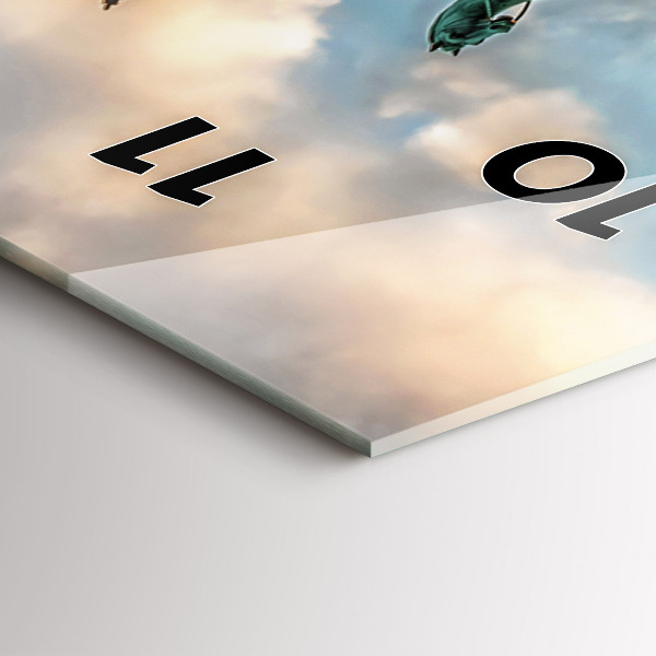 Zegar szklany pionowy Brama Brandenburska w Berlinie