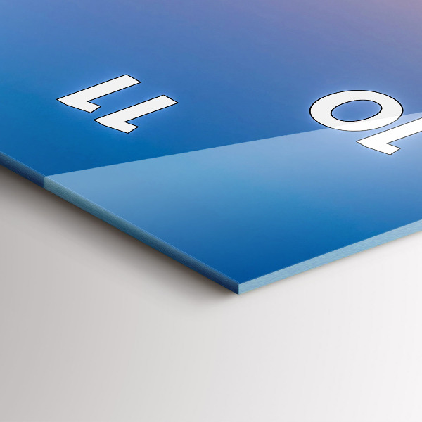 Zegar szklany pionowy Ratusz w Hamburgu