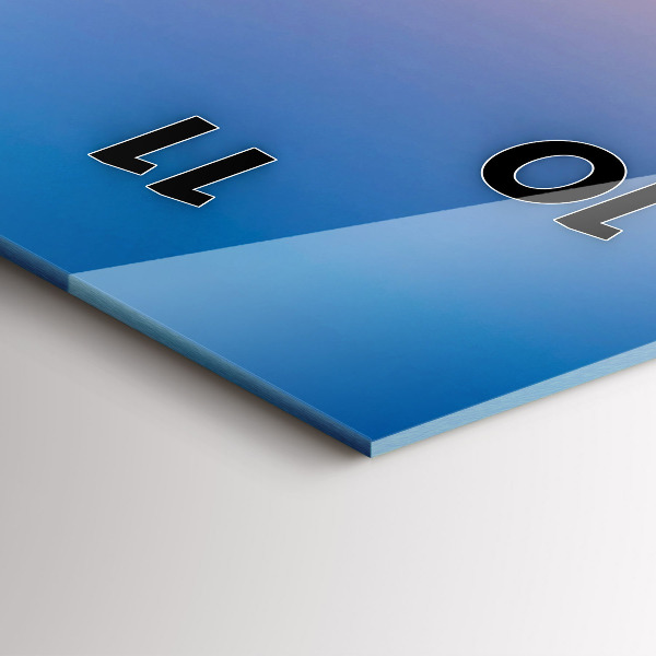 Zegar szklany pionowy Ratusz w Hamburgu