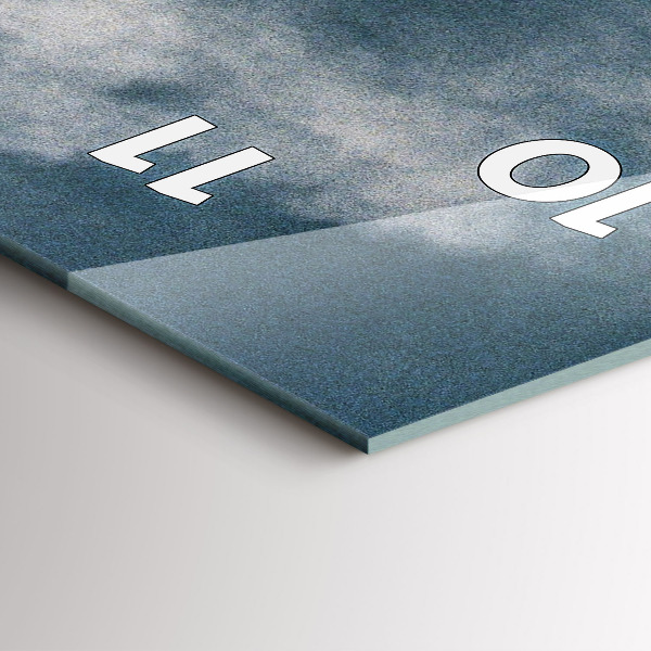 Zegar szklany pionowy Góry Watzmann