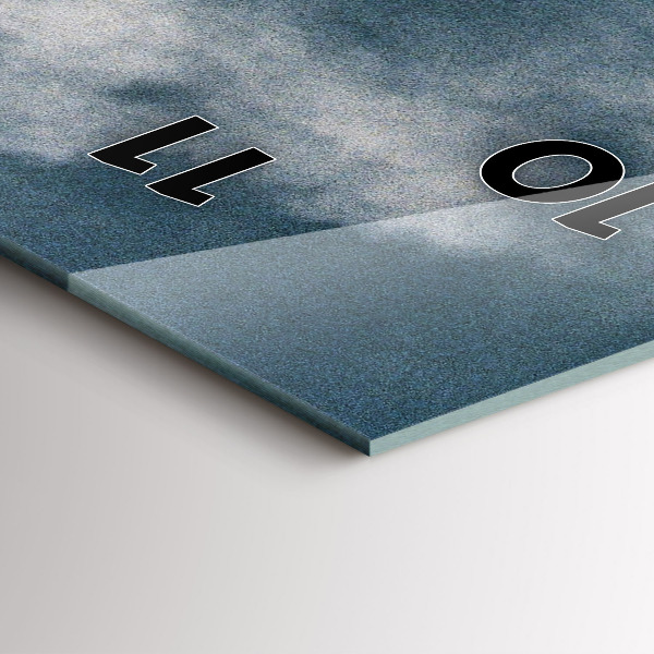 Zegar szklany pionowy Góry Watzmann