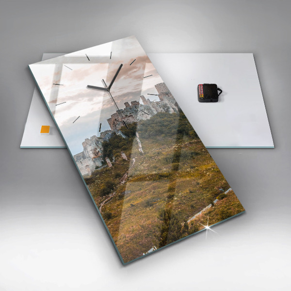 Zegar szklany pionowy Zamek Spiski na Słowacji