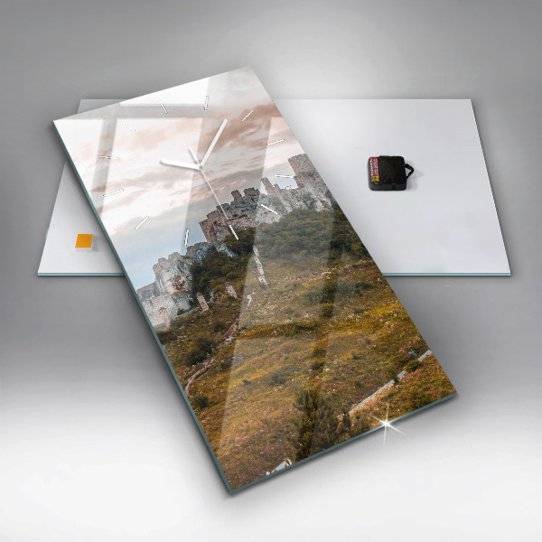 Zegar szklany pionowy Zamek Spiski na Słowacji