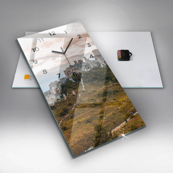 Zegar szklany pionowy Zamek Spiski na Słowacji