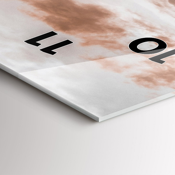 Zegar szklany pionowy Zamek Spiski na Słowacji