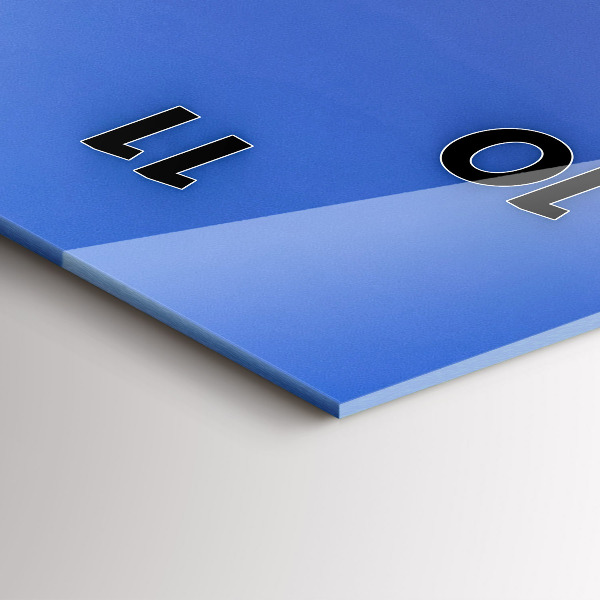 Zegar szklany pionowy Miasto oświetlone nocą