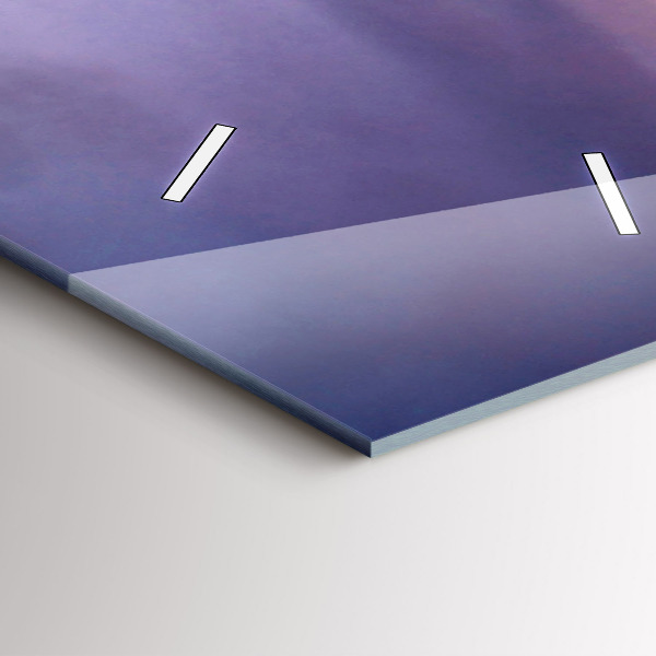 Zegar szklany pionowy Kamienna głowa