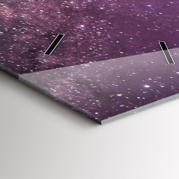 Zegar szklany pionowy Górski Krajobraz