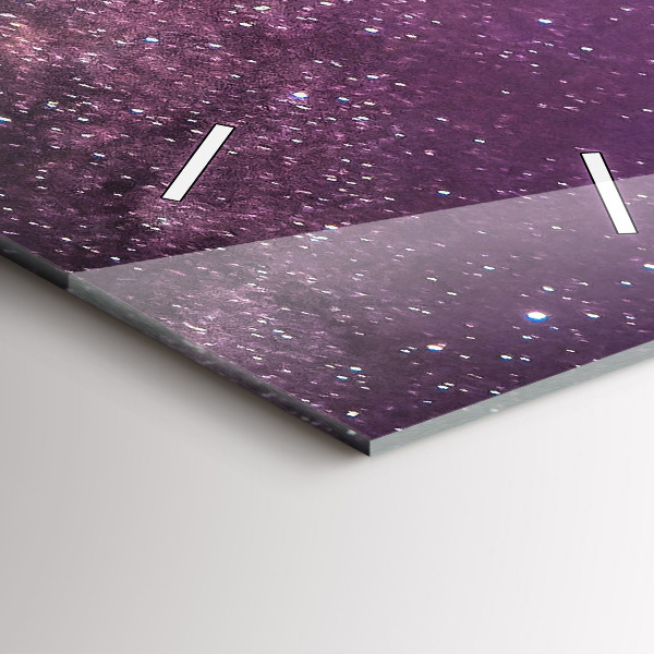 Zegar szklany pionowy Górski Krajobraz