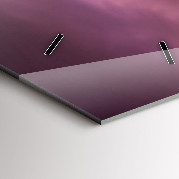 Zegar szklany pionowy Zachód słońca North Scottsdale