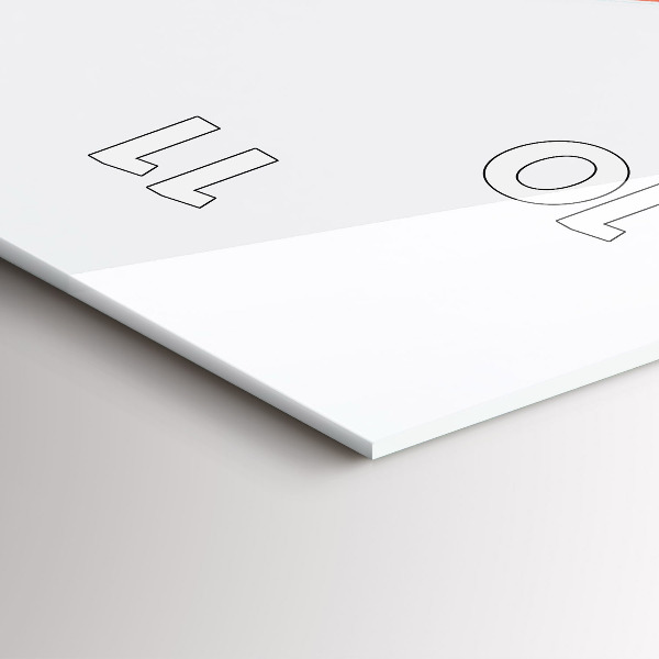 Zegar szklany pionowy Most Golden Gate