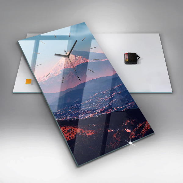 Zegar ścienny pionowy Góry w San Antonio USA