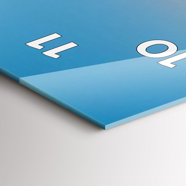 Zegar ścienny pionowy Góry w San Antonio USA