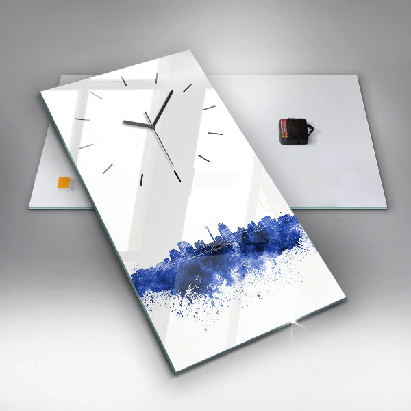Zegar ścienny pionowy San Antonio akwarele