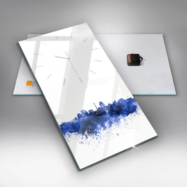 Zegar ścienny pionowy San Antonio akwarele