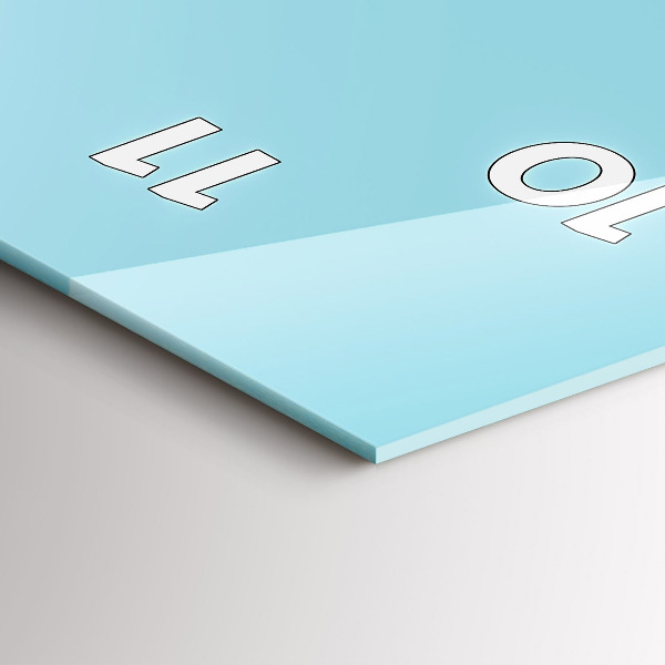 Zegar szklany pionowy Architektura w USA