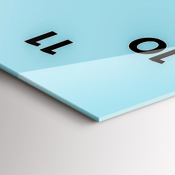 Zegar szklany pionowy Architektura w USA