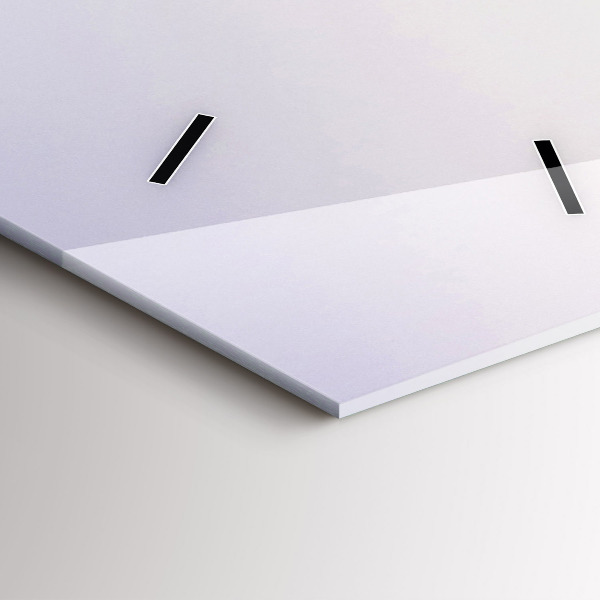 Zegar szklany pionowy Jezioro i góry Pireneje